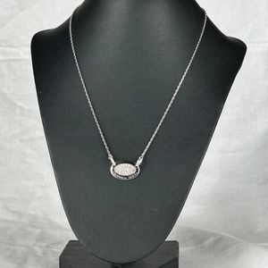 Crislu Sterling Silver 'Treasured Friend' Pendant and Chain